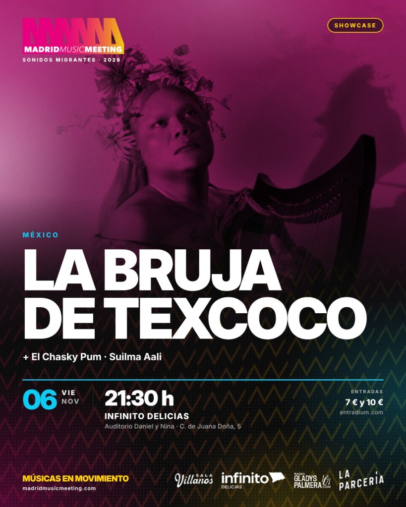 Cartel de La Bruja de Texcoco en Madrid Music Meeting 2026