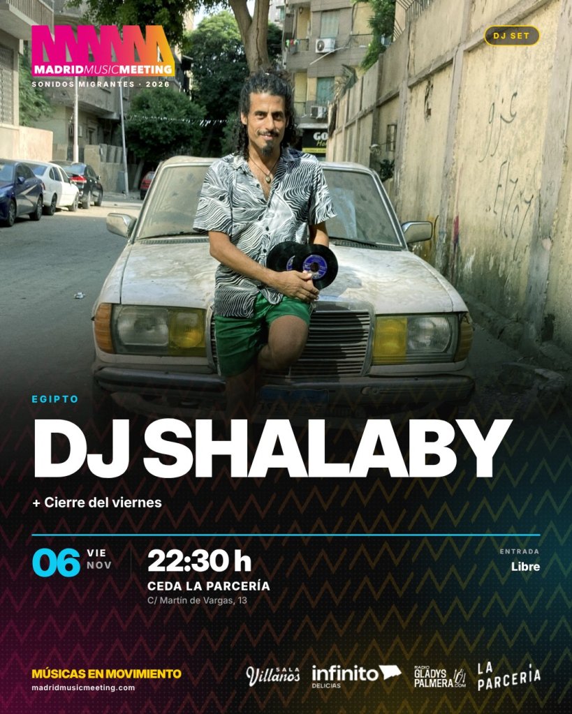Cartel de DJ Shalaby en Madrid Music Meeting 2026