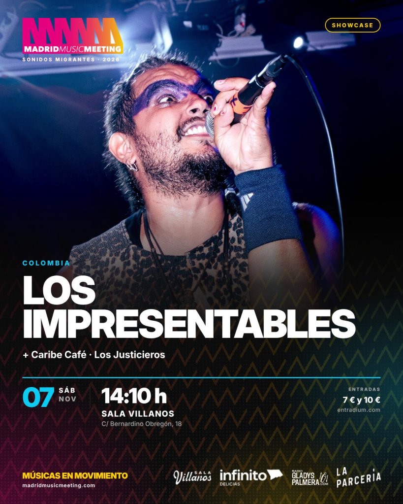 Cartel de Los Impresentables en Madrid Music Meeting 2026