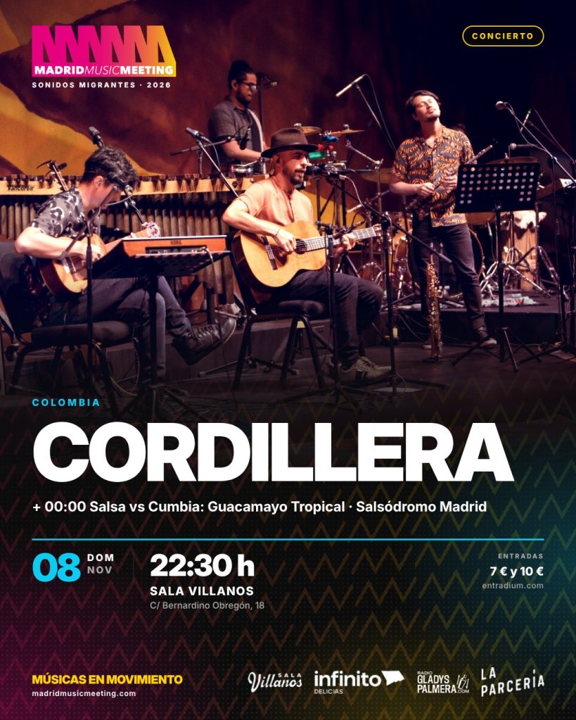 Cartel de Cordillera en Madrid Music Meeting 2026
